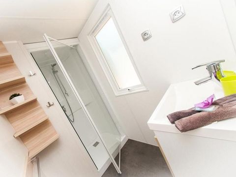 MOBILHOME 6 personnes - CONFORT Mobil home 2ch. CALYPSO (2016) 28m² + terrasse semi-couverte 4/6 pers