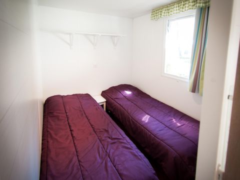 Mobilhome 6 personnes - ECO Mobil home 3ch. MAGDALENA (+ 10 ans) 29m² + Terrasse semi-couverte [durée spéciale dd] 6 pers