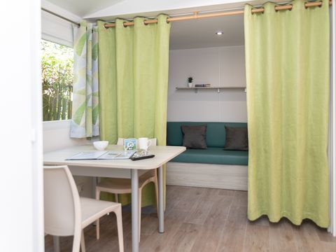 Mobilhome 3 personnes - CONFORT Mobil home 1ch. VANILLA (2016) 22m² + Terrasse semi-couverte 2/3 pers