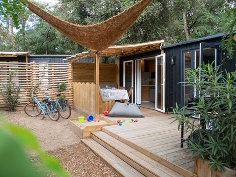 MOBILHOME 4 personnes - PREMIUM Mobil home 2ch. GALET (2023) 31m² + Terrasse semi-couverte 4 pers