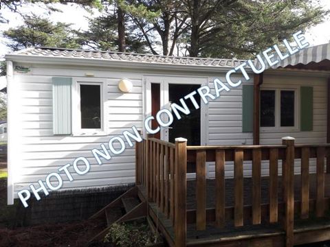 MOBILHOME 4 personnes - ECO Mobil home 2 ch. CELENIA (+ de 10 ans) 25m² + Terrasse semi-couverte 4 pers