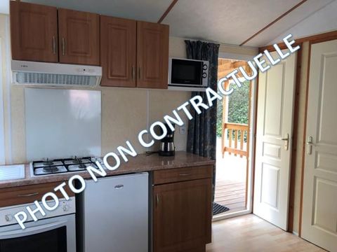 MOBILHOME 4 personnes - ECO Mobil home 2 ch. CELENIA (+ de 10 ans) 25m² + Terrasse semi-couverte 4 pers