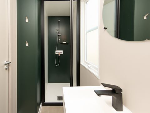 Mobilhome 6 personnes - PREMIUM Mobil home 3ch. OCEAN (2023) 40m² + Terrasse semi-couverte [durée spéciale dd]
