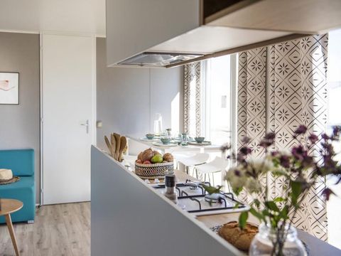 Mobilhome 5 personnes - PREMIUM Mobil home 2ch. OYAT (2019) 40m² + Terrasse semi-couverte