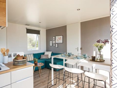 Mobilhome 5 personnes - PREMIUM Mobil home 2ch. OYAT (2019) 40m² + Terrasse semi-couverte