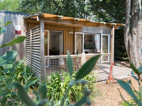 Mobilhome 6 personnes - CONFORT Mobil home 2ch. CATLEYA (2017) 27m² + Terrasse semi-couverte, séjour [dimanche/dimanche 4/6 pers