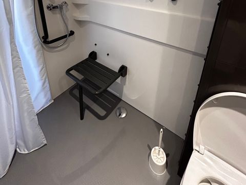 MOBILHOME 4 personnes - CONFORT Mobil home PMR 2ch. CATLEYA 35m² + Terrasse semi couverte