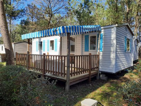 MOBILHOME 7 personnes - CONFORT - 32m² - 3 chambres + terrasse