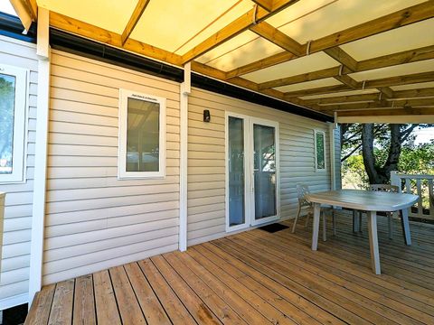 MOBILHOME 6 personnes - Cordélia 3 chambres avec terrasse couverte