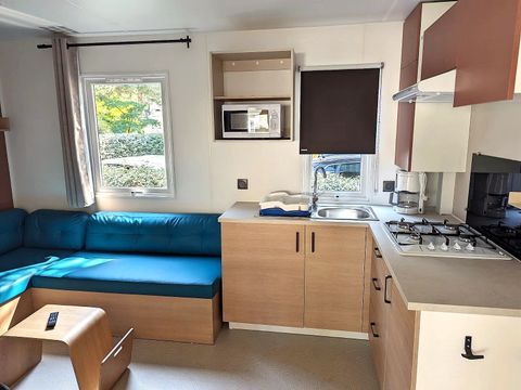 MOBILHOME 6 personnes - Cordélia 3 chambres avec terrasse couverte