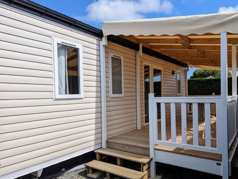 MOBILHOME 6 personnes - Titania 3 chambres avec terrasse couverte