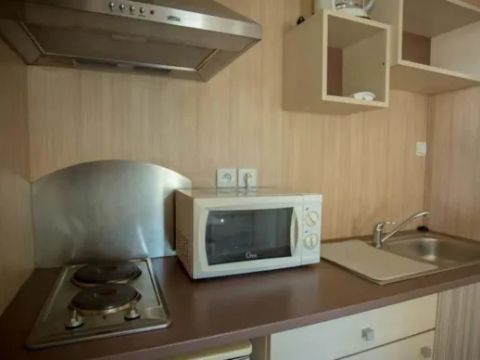 CHALET 2 personnes - Chalet 1 chambre avec terrasse couverte