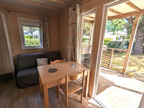 CHALET 2 personnes - Chalet 1 chambre avec terrasse couverte