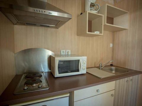 CHALET 2 personnes - Chalet 1 chambre avec terrasse couverte