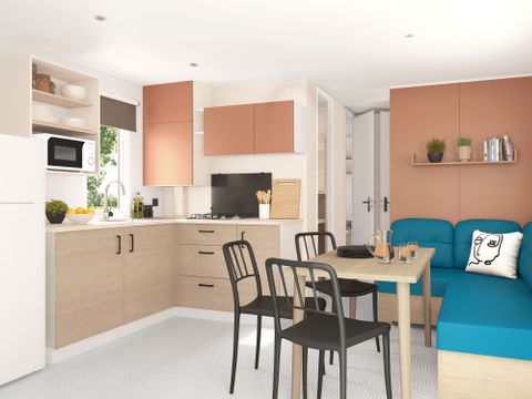 MOBILHOME 6 personnes - Loggia 3 chambres avec terrasse couverte