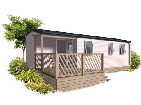 MOBILHOME 6 personnes - "Loggia" 3 chambres avec terrasse couverte
