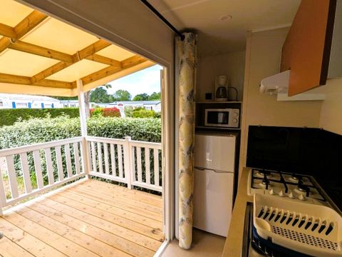 MOBILHOME 4 personnes - Riviera 2 chambres avec terrasse couverte