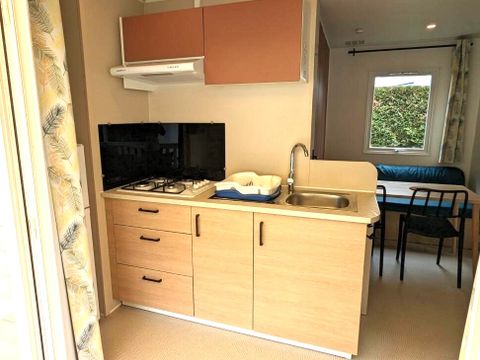 MOBILHOME 4 personnes - Riviera 2 chambres avec terrasse couverte