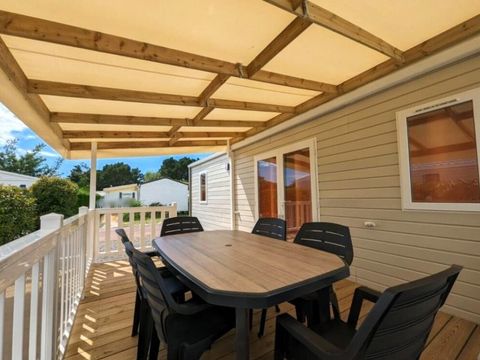 MOBILHOME 6 personnes - Agora 3 chambres avec terrasse couverte