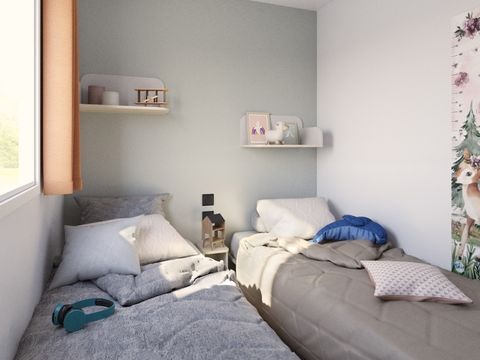MOBILHOME 6 personnes - Agora 3 chambres avec terrasse couverte