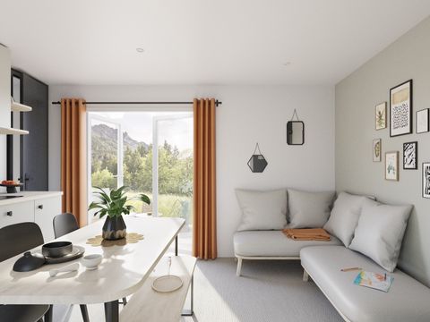MOBILHOME 6 personnes - Agora 3 chambres avec terrasse couverte