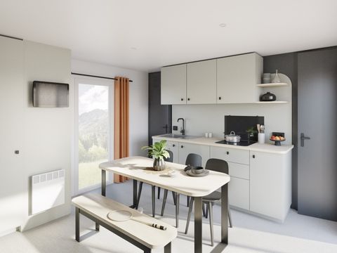 MOBILHOME 6 personnes - Agora 3 chambres avec terrasse couverte