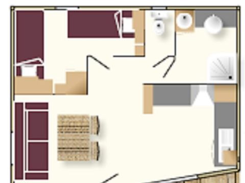 CHALET 4 personnes - "Cannelle" 2 chambres