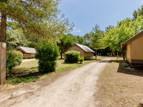 TENTE TOILE ET BOIS 4 personnes - Tente Lodge Confort (2 chambres - Sans sanitaires)