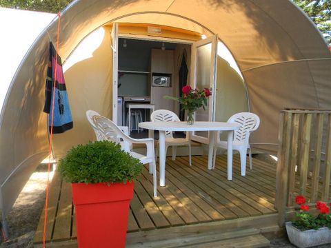 HÉBERGEMENT INSOLITE 4 personnes - Coco sweet- Kon Tiki - 2 chambres - 16m² 4 pers