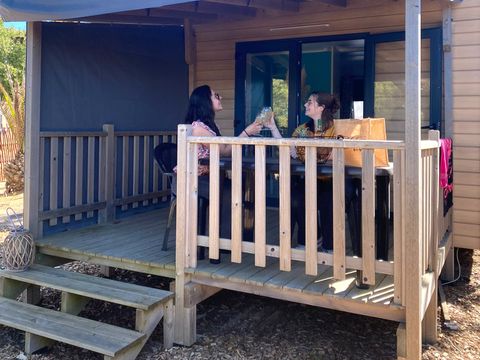 MOBILHOME 2 personnes - Mobil-home Tiki Lodge - 1 chambre - 19.50² 2 pers