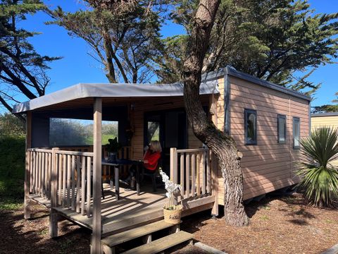 MOBILHOME 2 personnes - Mobil-home Tiki Lodge - 1 chambre - 19.50² 2 pers
