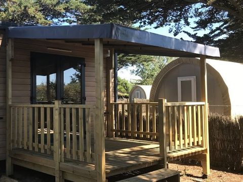 MOBILHOME 2 personnes - Mobil-home Tiki Lodge - 1 chambre - 19.50² 2 pers