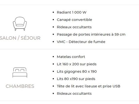 MOBILHOME 12 personnes - Mobile Home Tropical Lodge Family AVEC JACUZZI- 36.80 m²/MH - 6 Ch/12 pers - TRIBU XXL 12 pers