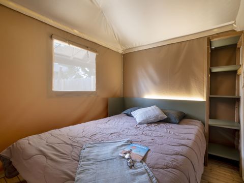 TENTE TOILE ET BOIS 4 personnes - Jungle Lodge 2chambres - avec SDB - 26m² 2/4 pers