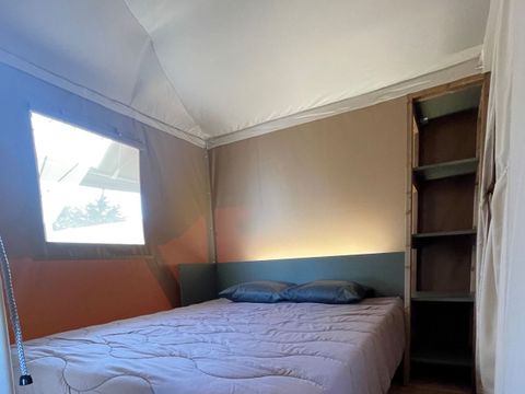 TENTE TOILE ET BOIS 4 personnes - Jungle Lodge 2chambres - avec SDB - 26m² 2/4 pers.