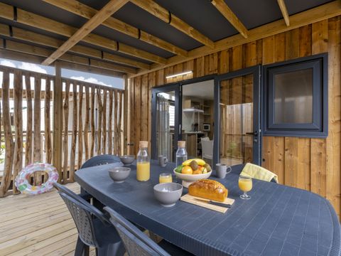 MOBILHOME 4 personnes - Cabane Prémium CLIM 2 chambres 24,5m²