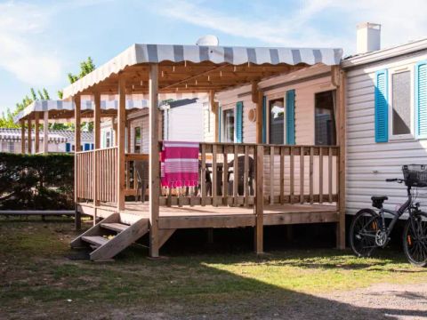 MOBILHOME 6 personnes - Economique 4 Pièces 6 Personnes + TV