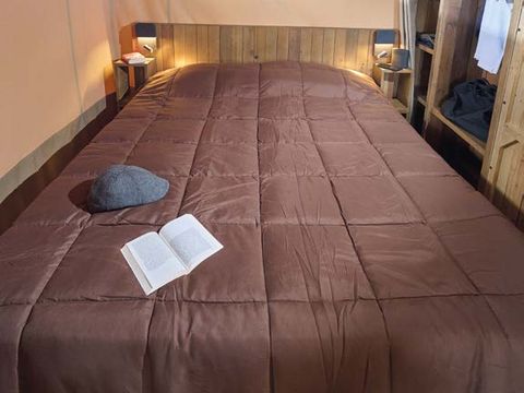 TENTE TOILE ET BOIS 5 personnes - Kabane Lodge 34 m²