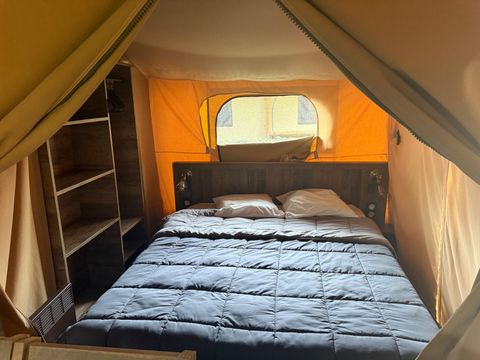 TENTE TOILE ET BOIS 5 personnes - Kabane Lodge 34 m²