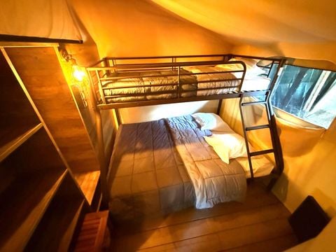 TENTE TOILE ET BOIS 6 personnes - Kabane Lodge 46 m²