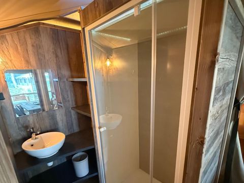 TENTE TOILE ET BOIS 6 personnes - Kabane Lodge 46 m²