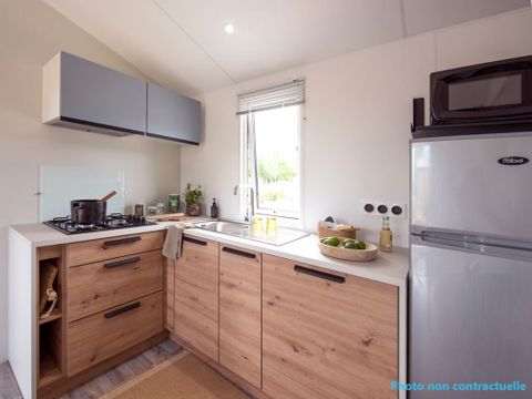 Mobilhome 5 personnes - Grand Cottage Confort Terrasse Couverte