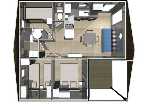 CHALET 6 personnes - 33 m2