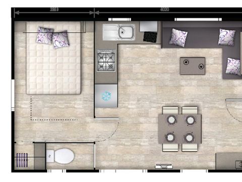 MOBILHOME 5 personnes - GRAND CONFORT 30 m2