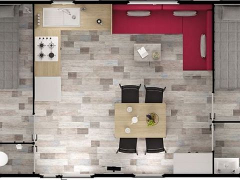 MOBILHOME 5 personnes - GRAND CONFORT 30 m2
