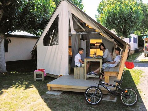 BUNGALOW TOILÉ 4 personnes - Junior 2 chambres 17m² - sans sanitaires