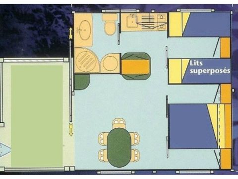 Chalet 5 personnes - Evasion 2 chambres 30m²