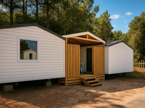 Mobilhome 12 personnes - Mobil-home Tribu 12 personnes 6 chambres 2sdb 60m²