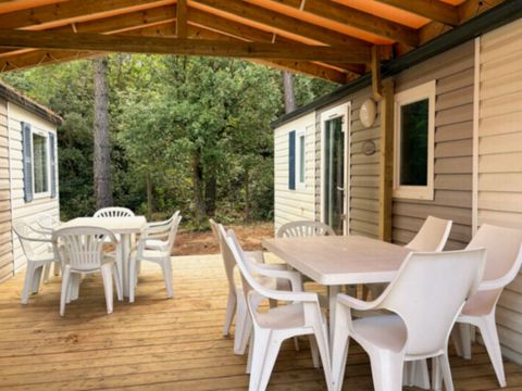 Mobilhome 12 personnes - Mobil-home Tribu 12 personnes 6 chambres 2sdb 60m²