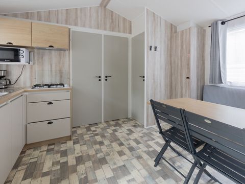 MOBILHOME 6 personnes - BERMUDES 31.50m² - 3 chambres - 6 personnes, avec terrasse bois